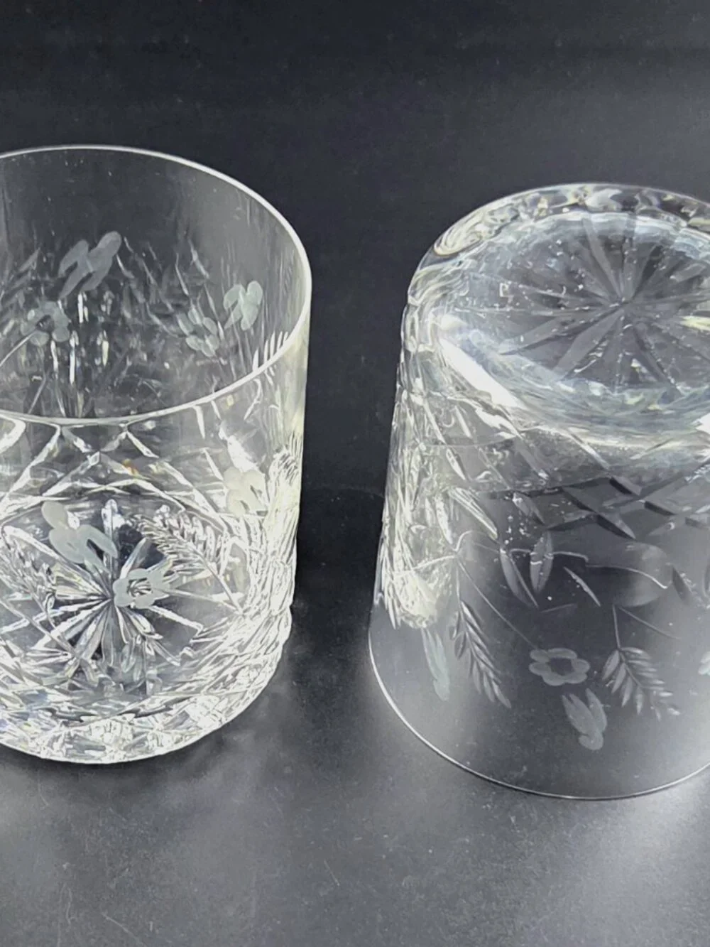 Vintage Rogaska Gallia - Double Old Fashioned Glasses - Set of 2 - Discontinued